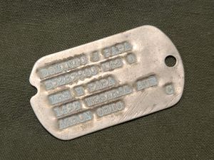 Dominic J Papa Next of Kin Dogtag