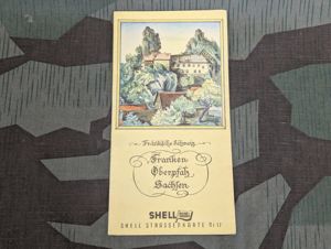 Original Shell Map of Franken, Oberpfalz, Sachsen Nr.17