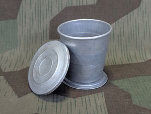 Collapsible Aluminum Cup with Lid