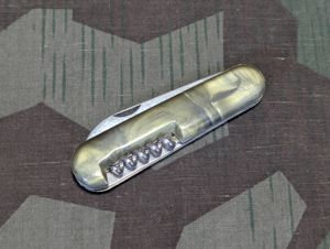 Small German Pocket Knife with Corkscrew