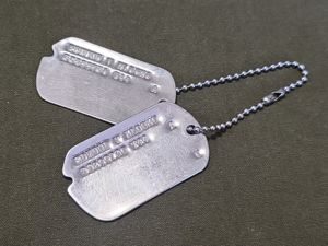 Edmund V Klocko Dogtag Set