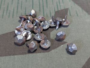 Original Wehrmacht 6-Sided Hobnails (Set of 20)
