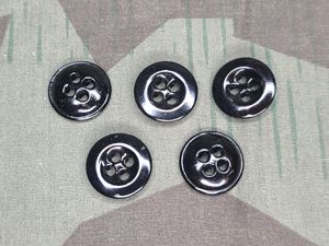 Original Lux Prym Steel Trouser Buttons 17mm (Lot of 5)
