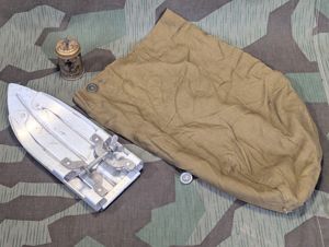 Original Gebirgsjäger Ski Repair Bag with Ski Tip and Wax