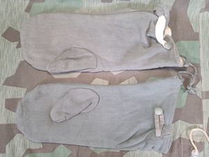 Early Wool Mittens for the Reversible Parka Set