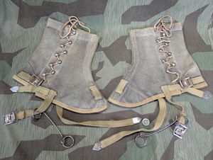 Gebirgsjäger Steirische 'Styrian' Gamaschen Gaiters Size II