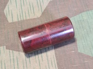 Red Brown Bakelite Container