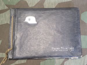 Original Meine Dienstzeit Photo Album Stripped