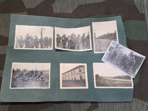 Page from a German Soldier's Photo Album (8 Photos)