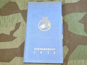 Vormerkbuch Pocket Calendar 1933 from a Coal Syndicate