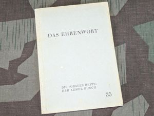 Das Ehrenwort Book Propaganda-Kompanie Busch