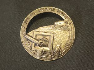 French Maginot Line 'On ne Passe Pas' Bunker Pin