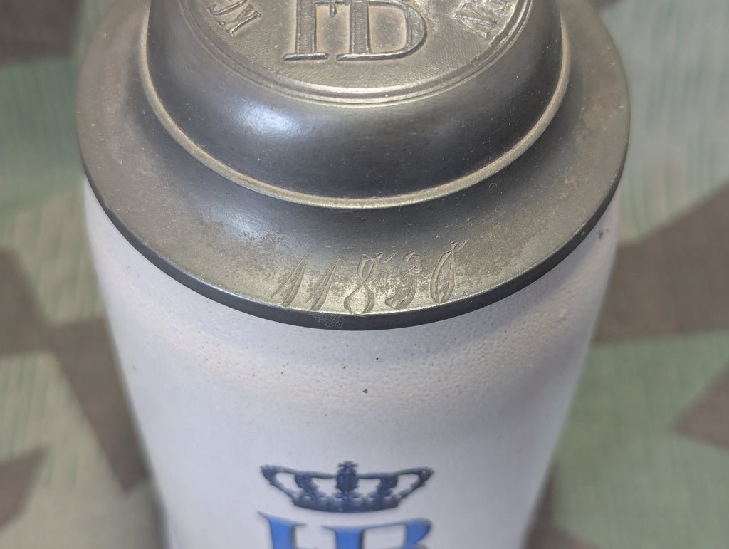 WWI Kgl. Hof-Bräuhaus München 1L Krug with Lid(made between 1913-1918) — image 8