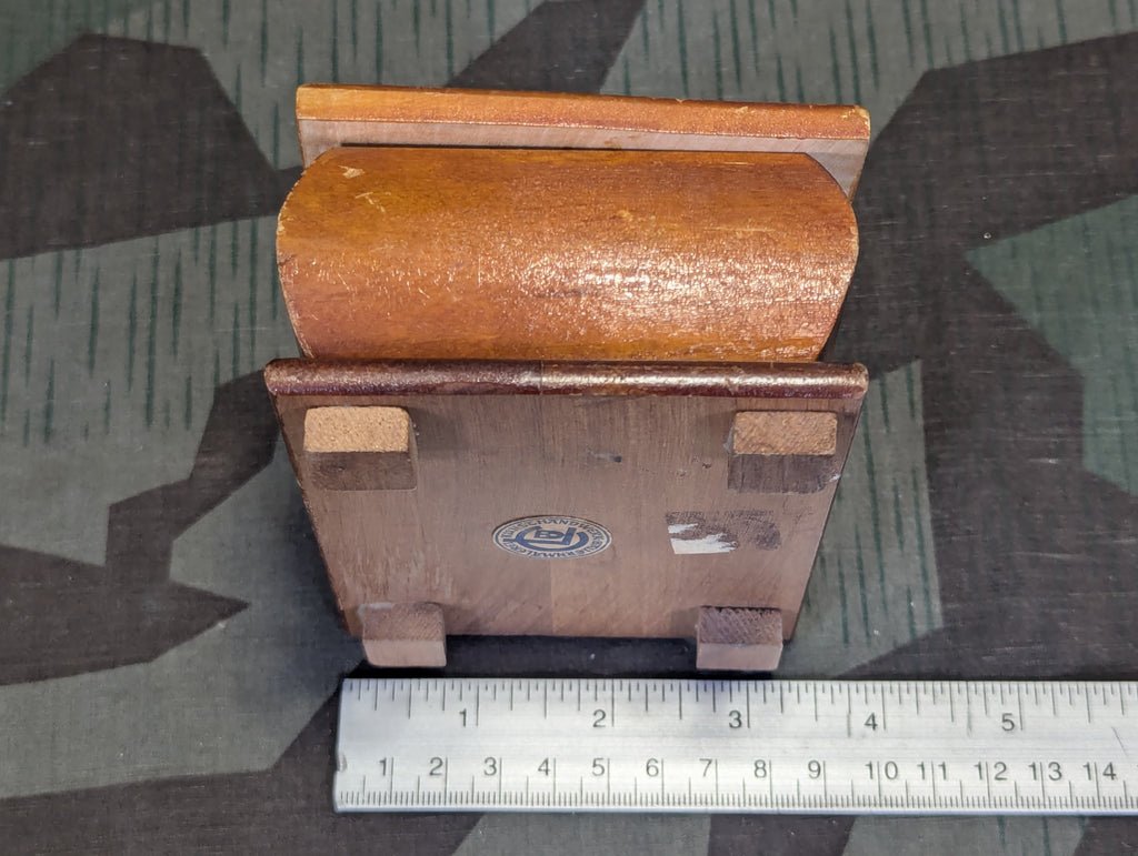 Hand Painted Wood Pipe Tobacco Box C. Lorenz — image 3