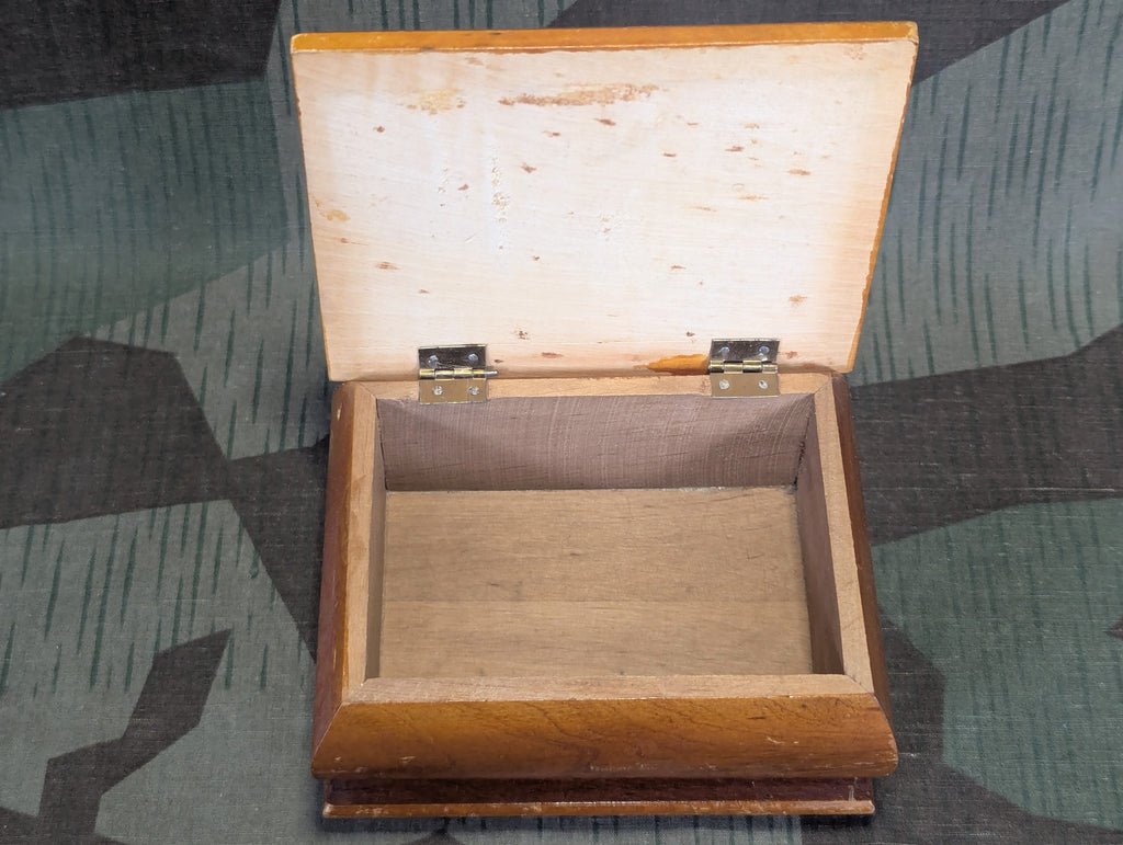 Hand Painted Wood Pipe Tobacco Box C. Lorenz — image 4