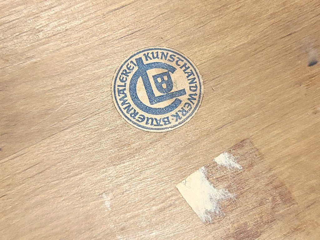 Hand Painted Wood Pipe Tobacco Box C. Lorenz — image 8