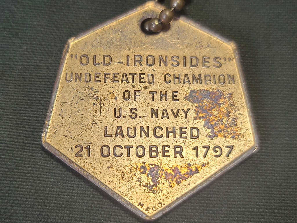 U.S.S. Constitution Old Ironsides Ship Keychain — image 3