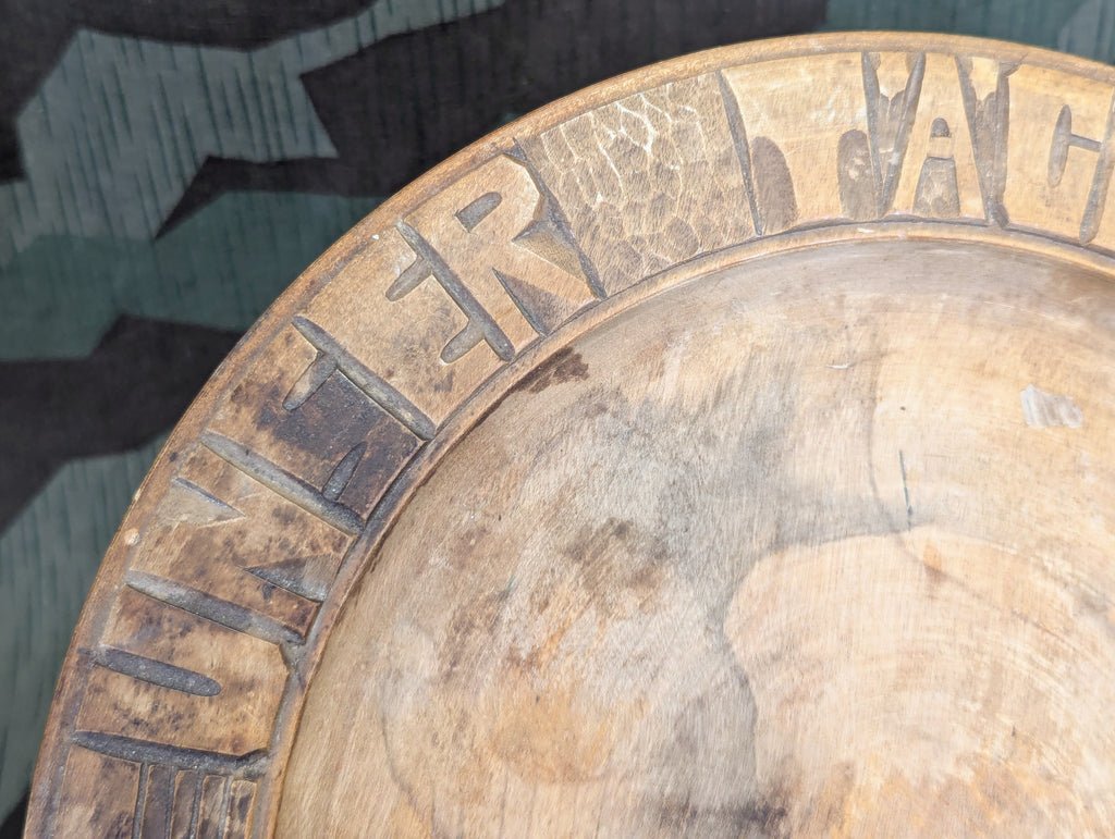 Unser Täglich Brot German Wood Bread Plate — image 3