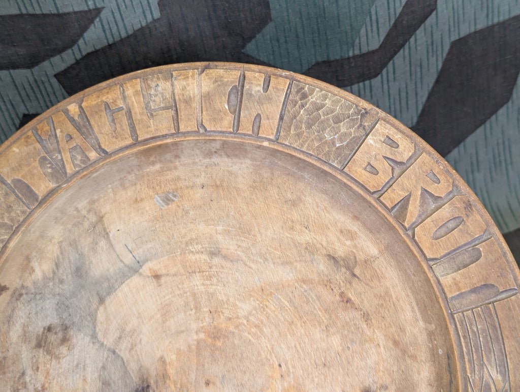 Unser Täglich Brot German Wood Bread Plate — image 4