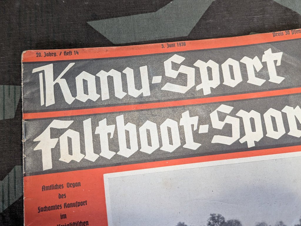 Canoe Sport Magazine 3 Juni 1939 Heft 14 — image 2