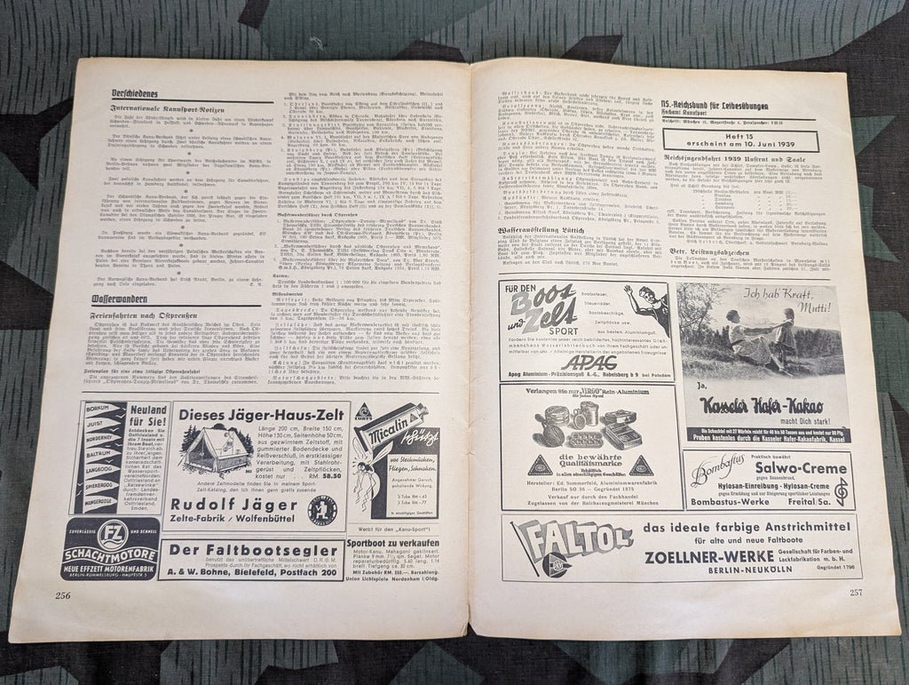 Canoe Sport Magazine 3 Juni 1939 Heft 14 — image 8