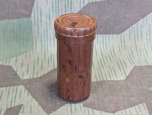 Brown Bakelite Shaving Soap Container