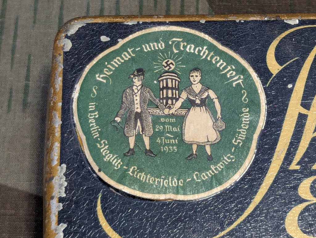 Philips Extra Tobacco Tin Heimat u. Trachtenfest 1935 — image 2