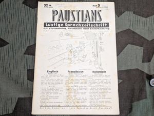Paustians Lustige Sprachzeitschrift Funny Language Magazine Heft 3 25.1.1941