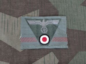 Original Bevo Army Hat Trapezoid Insignia