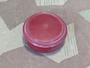Red Bakelite Container