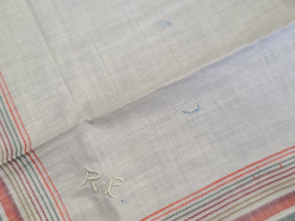3 Handkerchief Set R.F. Monogrammed — image 10