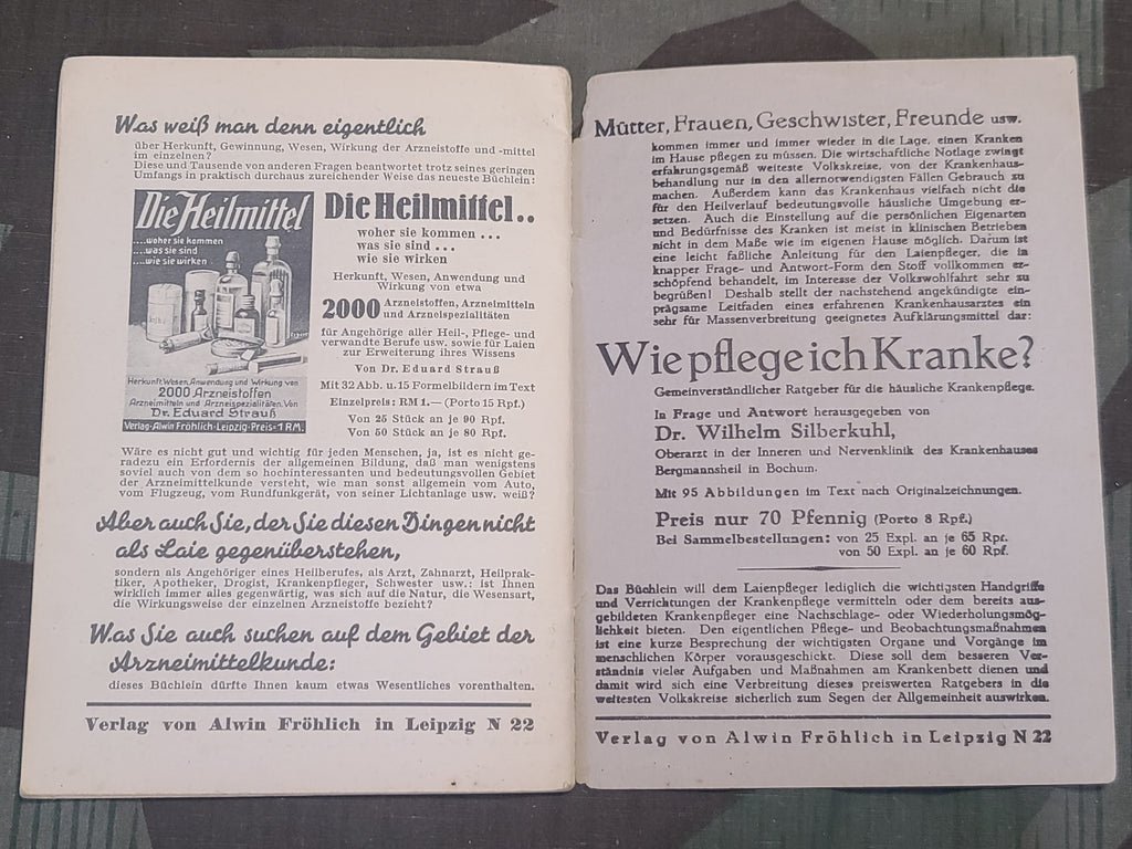 Wie Helfe Ich? First Aid Book 1939 with Feldpost Number (and Poison Gas Info) — image 12