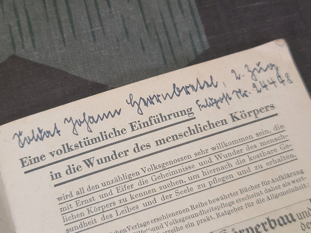 Wie Helfe Ich? First Aid Book 1939 with Feldpost Number (and Poison Gas Info) — image 3