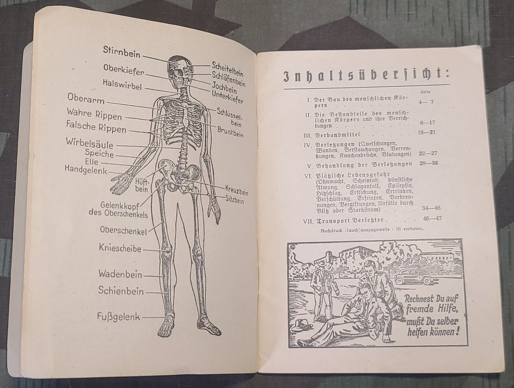 Wie Helfe Ich? First Aid Book 1939 with Feldpost Number (and Poison Gas Info) — image 6