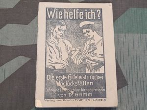 Wie Helfe Ich? First Aid Book 1939 with Feldpost Number …