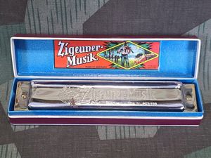 Zigeuner-Musik Harmonica in C in Box