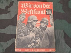 Wir von der Westfront Kleine Kriegshefte Nr. 1