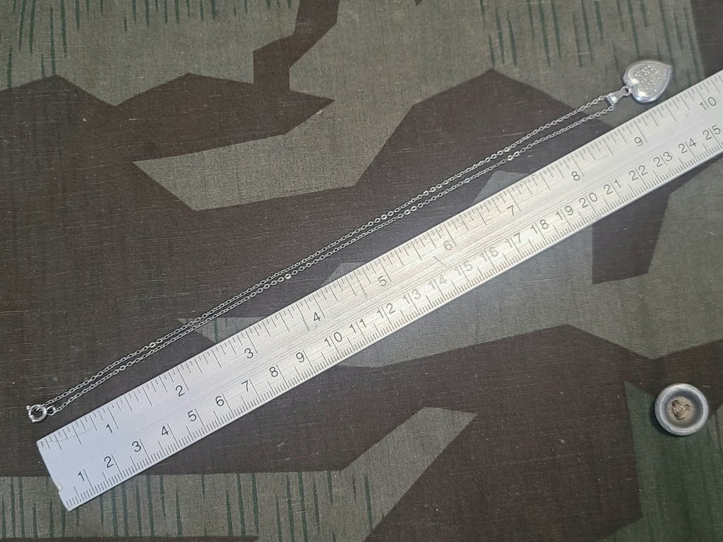 'Hab Mich Gern' Heart Necklace 835 Silver — image 4