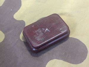 Soviet Red Army Soap Container