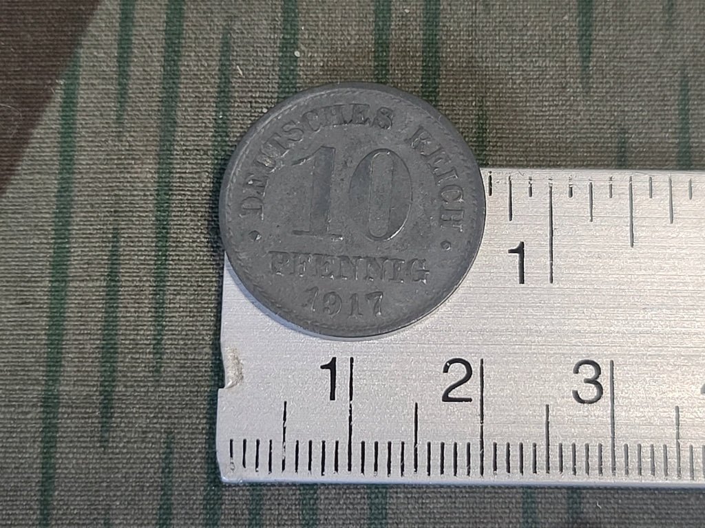 WWI Dated 10 Pfennig Coins (Lot of 9) — image 6