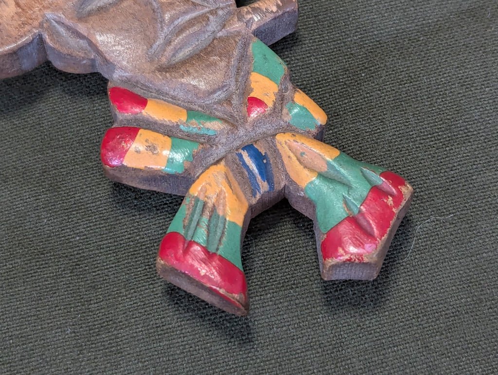 Wood Cowboy Novelty Pin — image 4