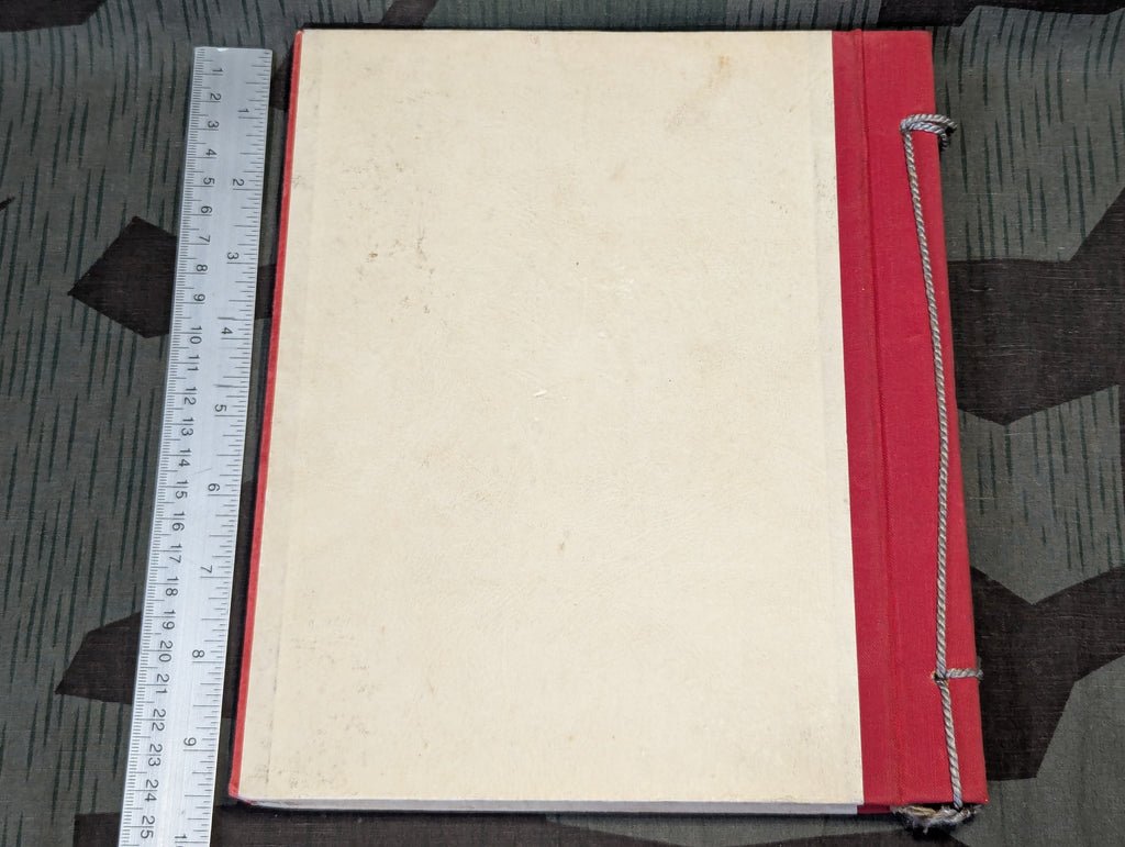 German Soldier's EMPTY Photo Album Hand Painted Cover — image 2