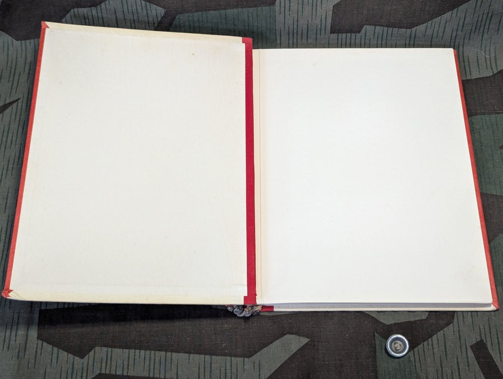 German Soldier's EMPTY Photo Album Hand Painted Cover — image 3