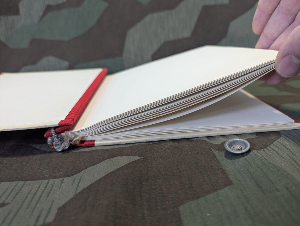 German Soldier's EMPTY Photo Album Hand Painted Cover — image 8