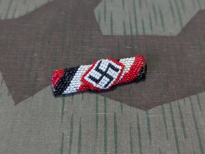 Original Beaded Third Reich Patriotic Pin