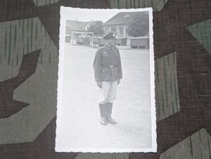 Original Picture Post Card NCO on Football Field