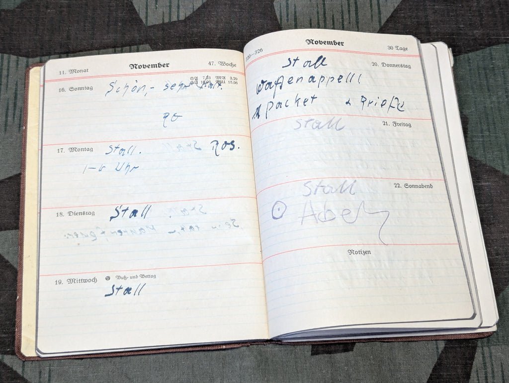 1941 Pocket Calendar Soldier Stationed in Belgium — image 6