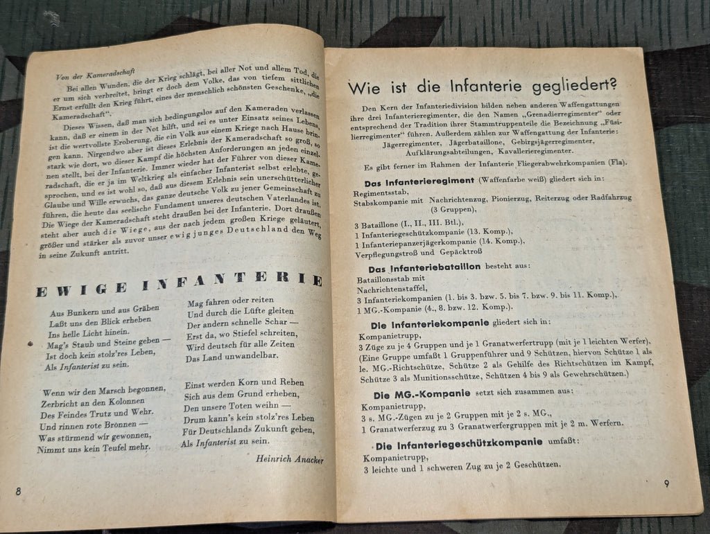 Infanterie Grenadiere Des Führers Waffenhefte des Heeres — image 3