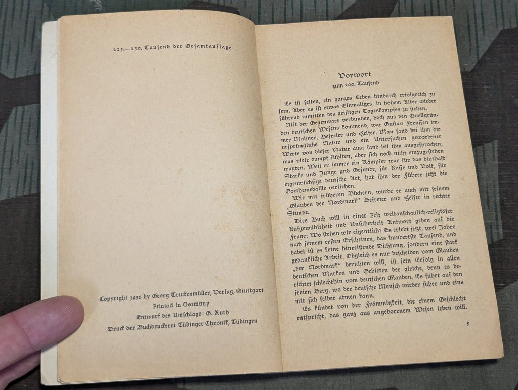 Der Glaube Der Nordmark Feldausgabe Book Damaged — image 5