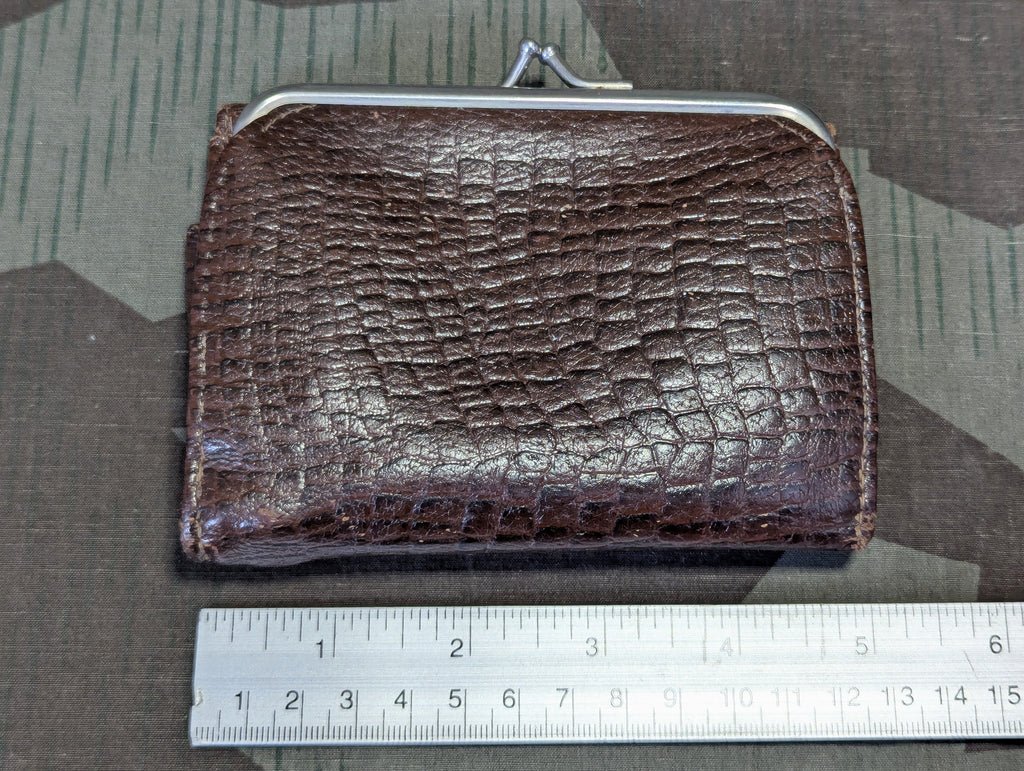 German Leather Wallet With Large Attached Coin Purse — image 2